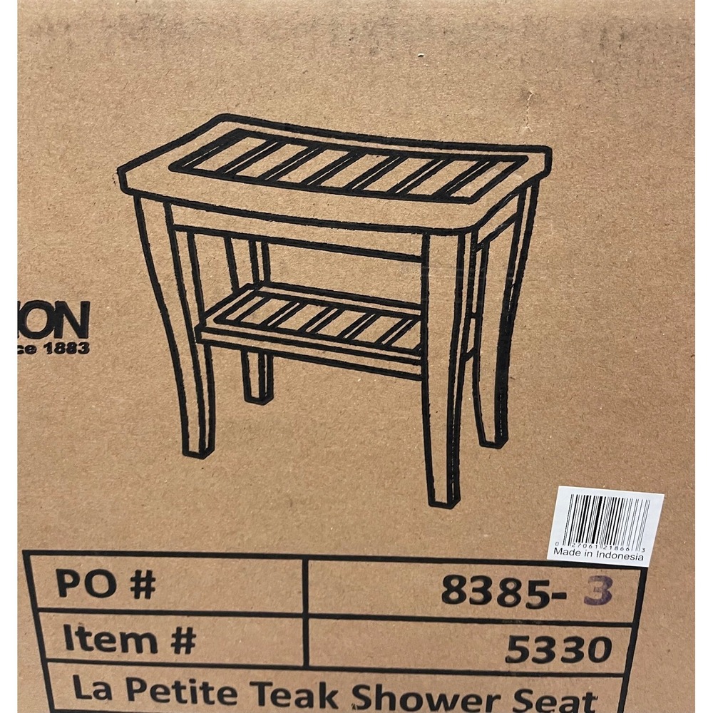 LA PETITE TEAK SHOWER SEAT 5330 REDMON - Picture 4 of 4